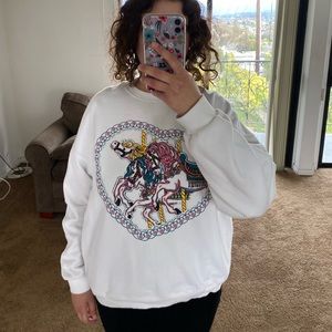 Brandy Melville Erika carousel sweatshirt